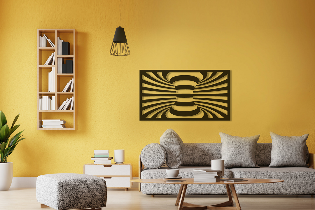 ・"Spiral M"・Premium Metal Wall Art - Limited Edition | Artdesigna Glass Printing Wall Arts.