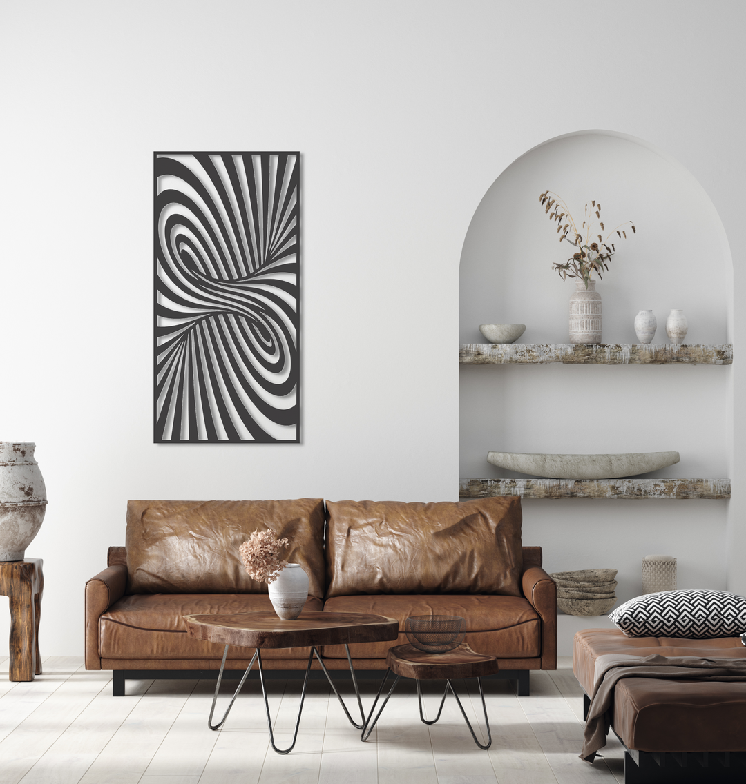 ・"Spiral Vertical"・Premium Metal Wall Art - Limited Edition | Artdesigna Glass Printing Wall Arts.