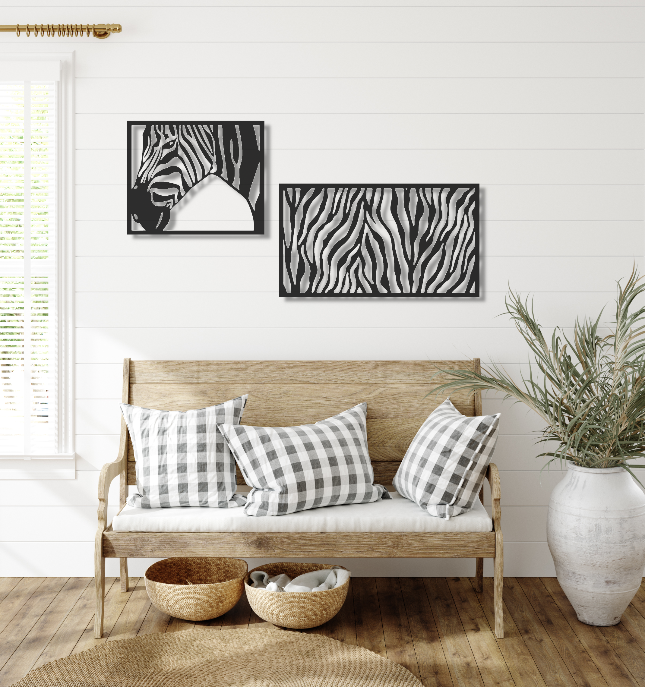 ・"Zebra"・Premium Metal Wall Art - Limited Edition | Artdesigna Glass Printing Wall Arts.