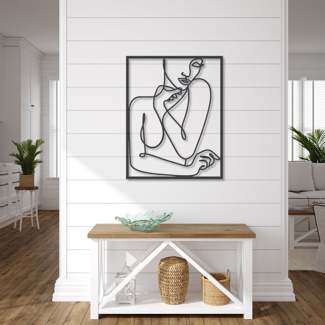 ・"Body Lines v2"・Premium Metal Wall Art - Limited Edition | Artdesigna Glass Printing Wall Arts.