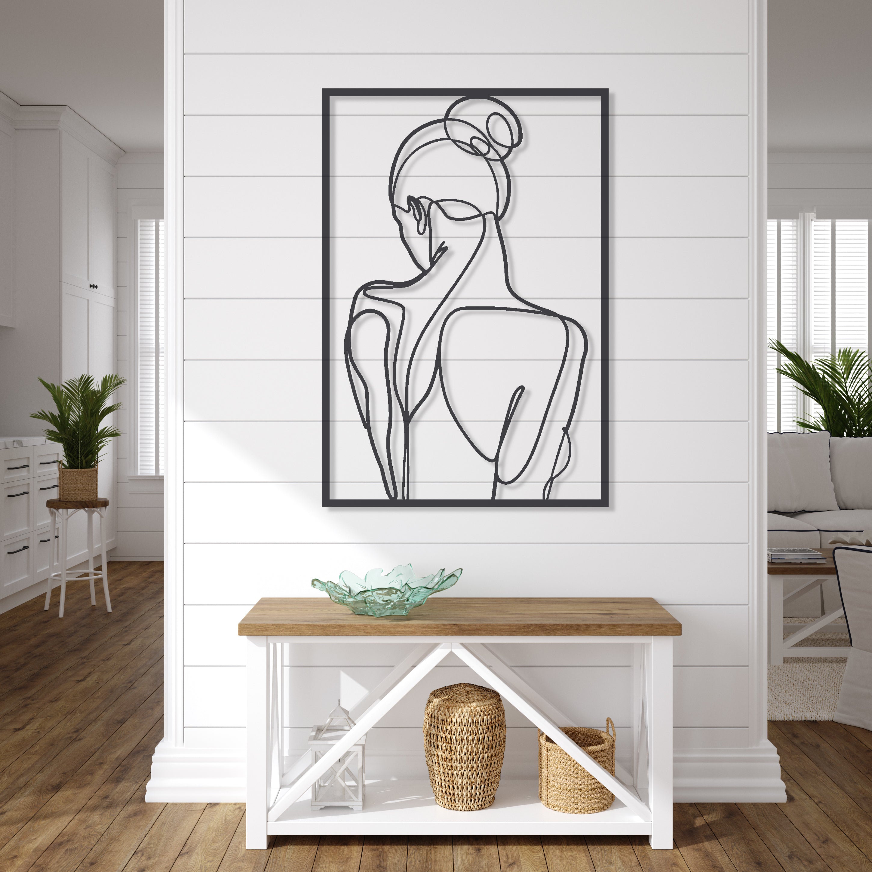 ・"Body Lines v1"・Premium Metal Wall Art - Limited Edition | Artdesigna Glass Printing Wall Arts.