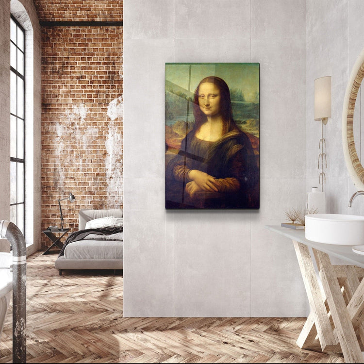 ・"Mona Lisa"・Glass Wall Art | Artdesigna Glass Printing Wall Arts.