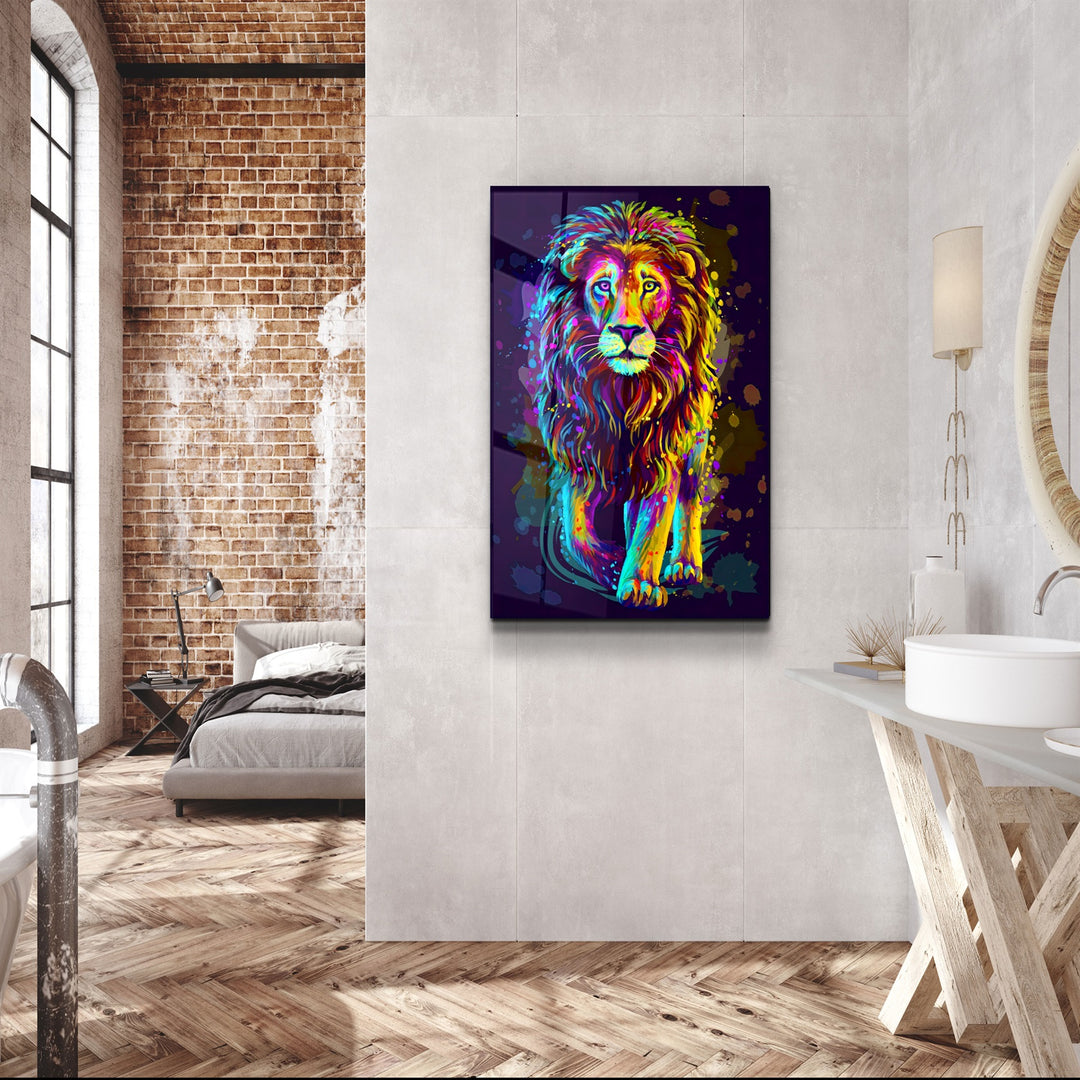 ・"The King"・Glass Wall Art | Artdesigna Glass Printing Wall Arts.