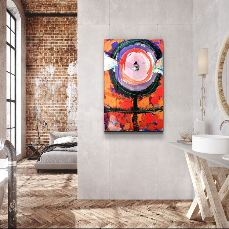 ・"Abstract Eye"・Glass Wall Art | Artdesigna Glass Printing Wall Arts.