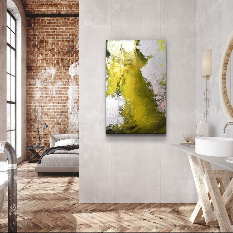 ・"Bird's Eye In Yellow"・Glass Wall Art | Artdesigna Glass Printing Wall Arts.