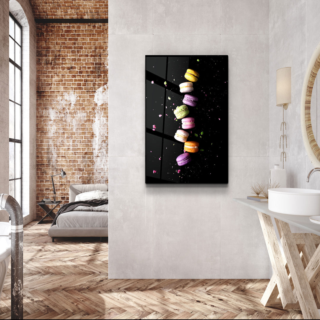 ・"Macaroons"・Glass Wall Art | Artdesigna Glass Printing Wall Arts.