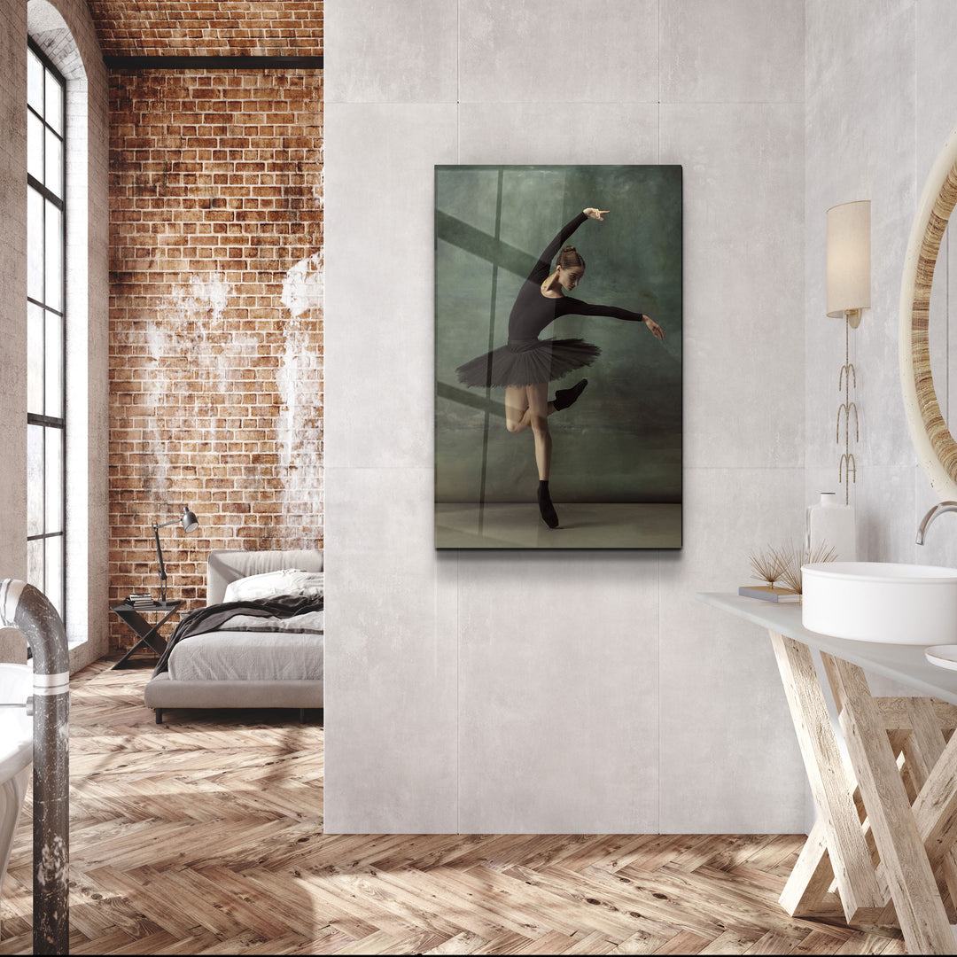 ・"Ballerina V2"・Glass Wall Art | Artdesigna Glass Printing Wall Arts.