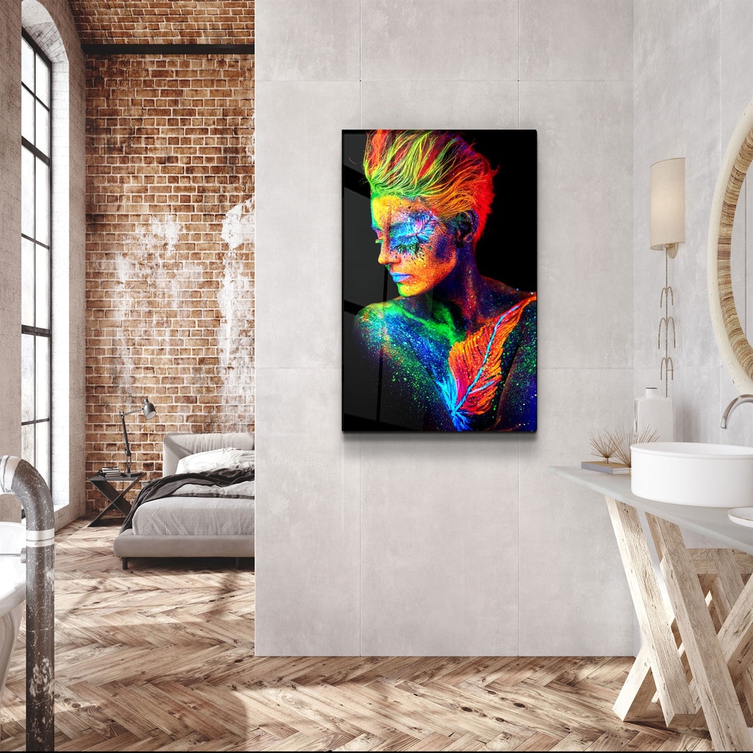 ・"Awakening"・Glass Wall Art | Artdesigna Glass Printing Wall Arts.