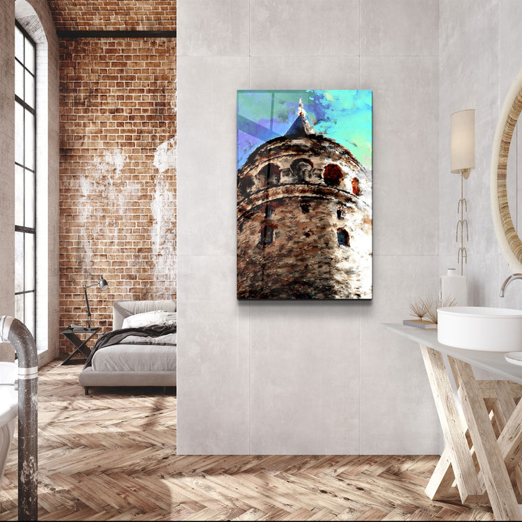 ・"Galata"・Glass Wall Art | Artdesigna Glass Printing Wall Arts.