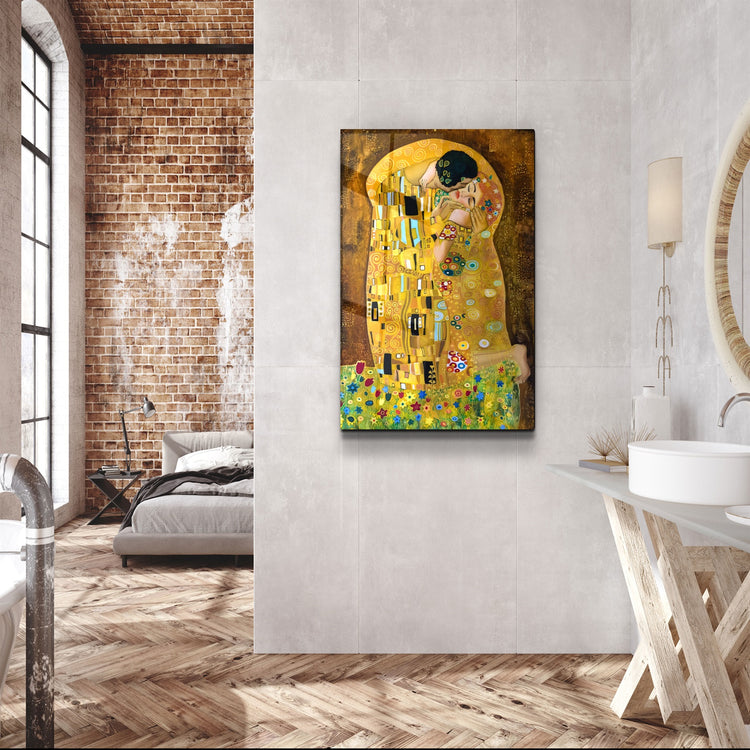 ・"Abstract Love"・Glass Wall Art | Artdesigna Glass Printing Wall Arts.