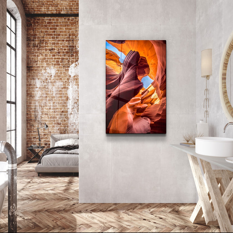 ・"Magical Canyon"・Glass Wall Art | Artdesigna Glass Printing Wall Arts.