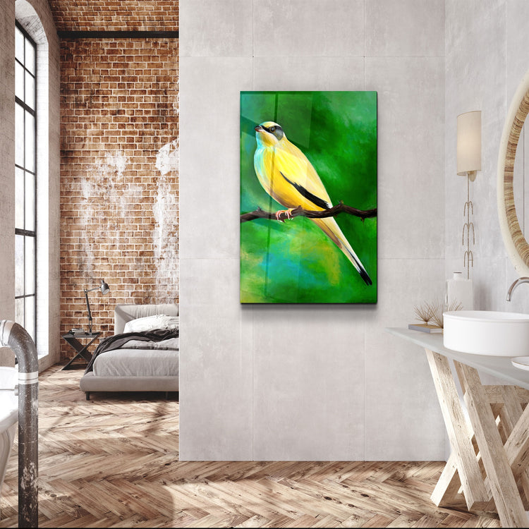 ・"Canary"・Glass Wall Art | Artdesigna Glass Printing Wall Arts.