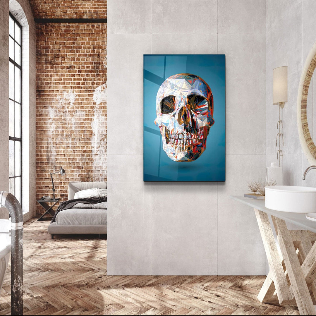 ・"Skullart"・Glass Wall Art | Artdesigna Glass Printing Wall Arts.