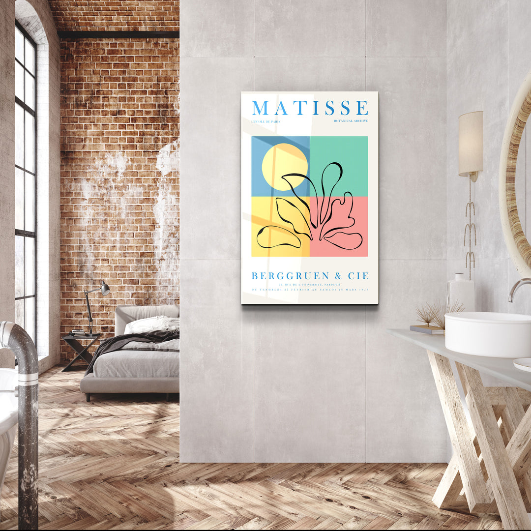 ・"H. Matisse Botanical Archive 1953"・Gallery Print Collection Glass Wall Art