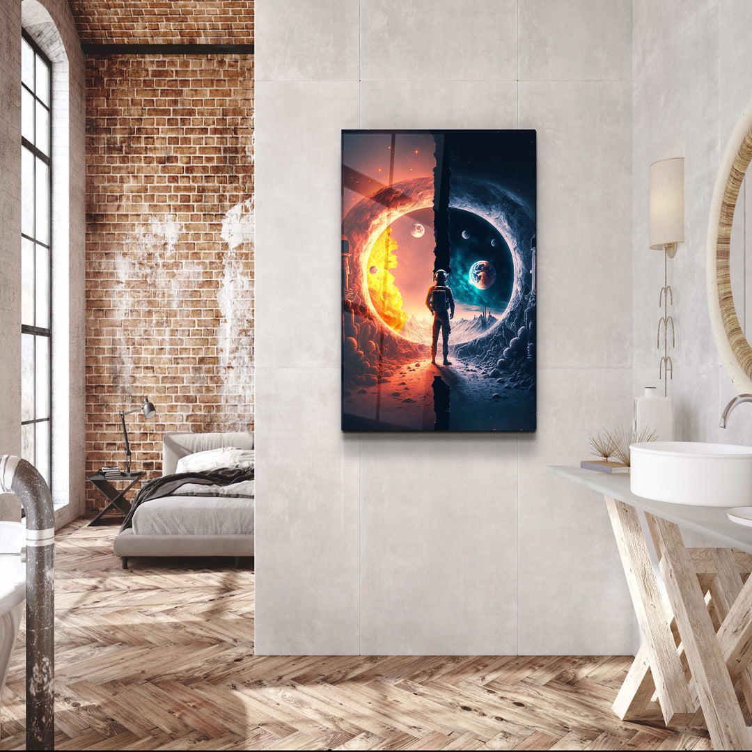 ・"The Gate"・Secret World Collection Glass Wall Art