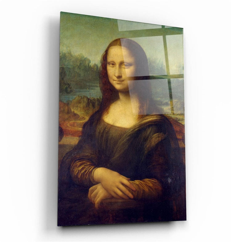 ・"Mona Lisa"・Glass Wall Art | Artdesigna Glass Printing Wall Arts.