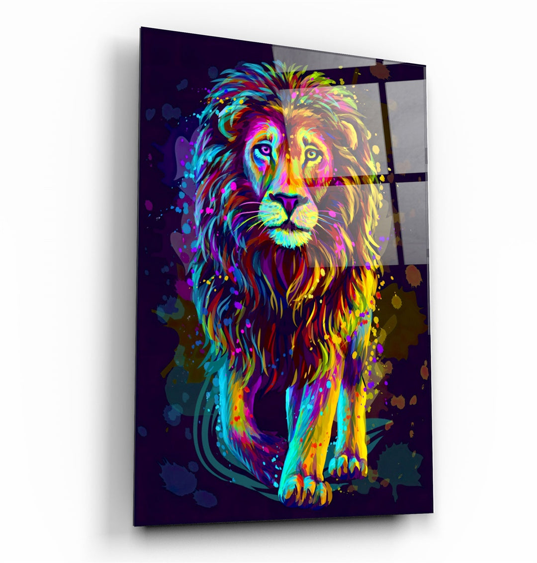 ・"The King"・Glass Wall Art | Artdesigna Glass Printing Wall Arts.