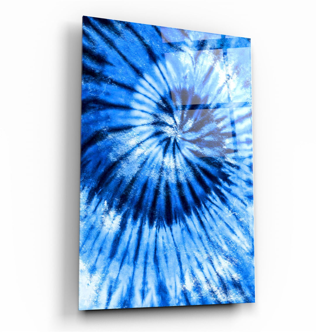 ・"Blue Feather"・Glass Wall Art | Artdesigna Glass Printing Wall Arts.