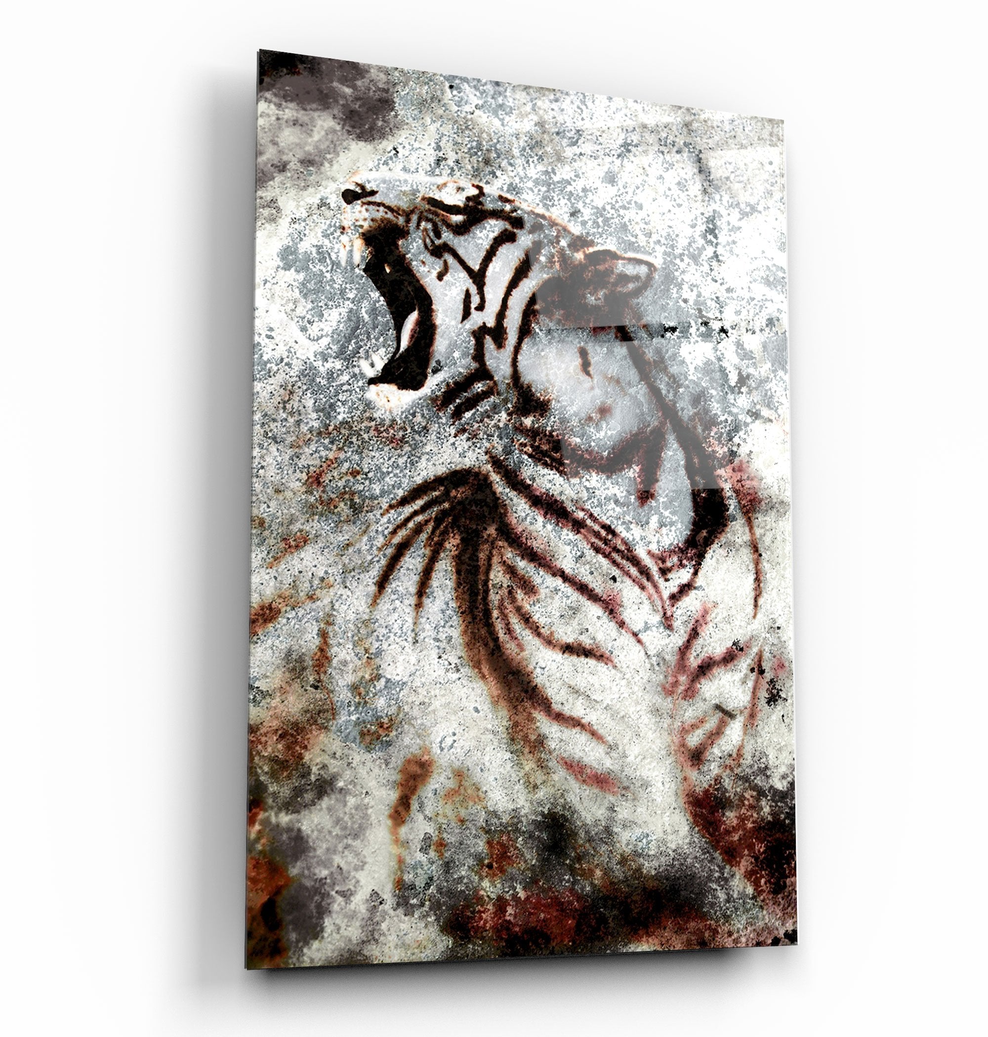 ・"Fearless"・Glass Wall Art | Artdesigna Glass Printing Wall Arts.