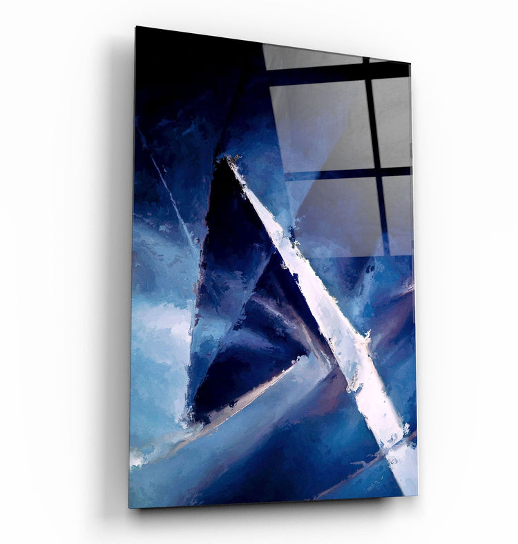 ・"Fuzzy Ice"・Glass Wall Art | Artdesigna Glass Printing Wall Arts.