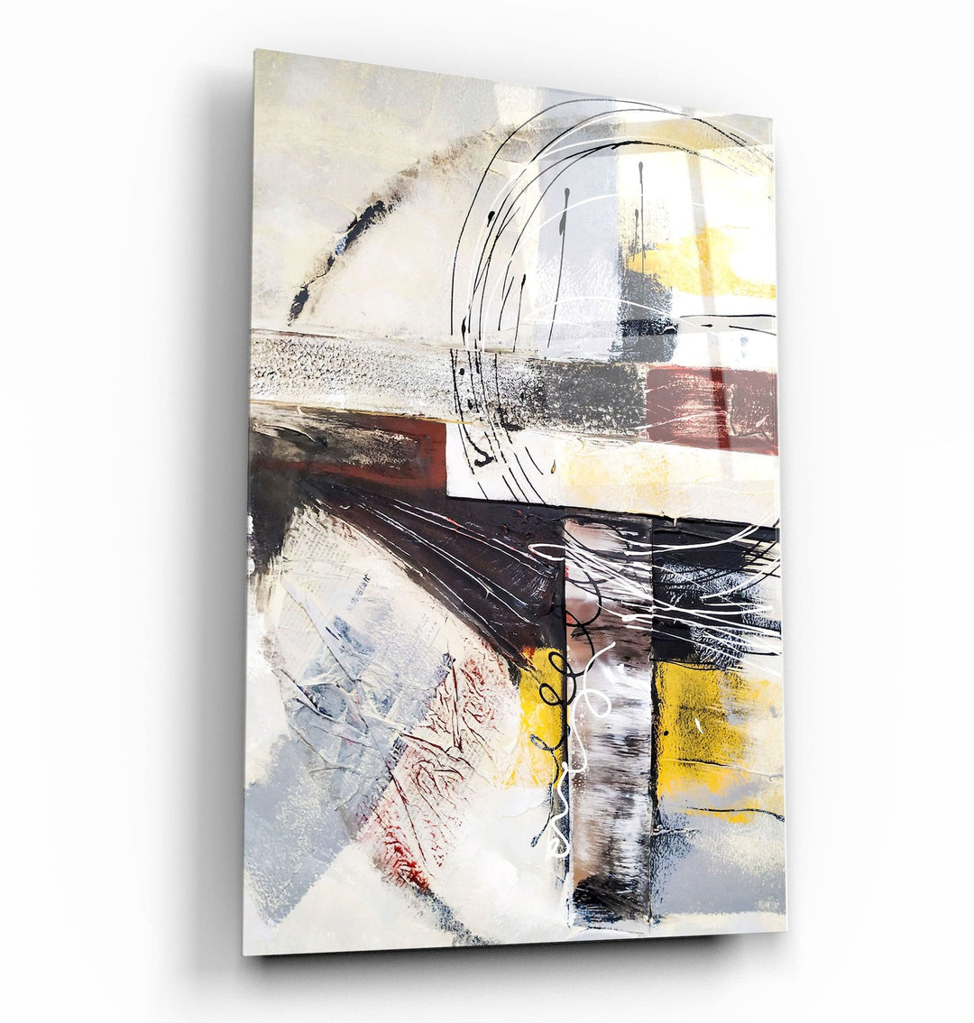 ・"Abstract Oil Painting"・Glass Wall Art | Artdesigna Glass Printing Wall Arts.