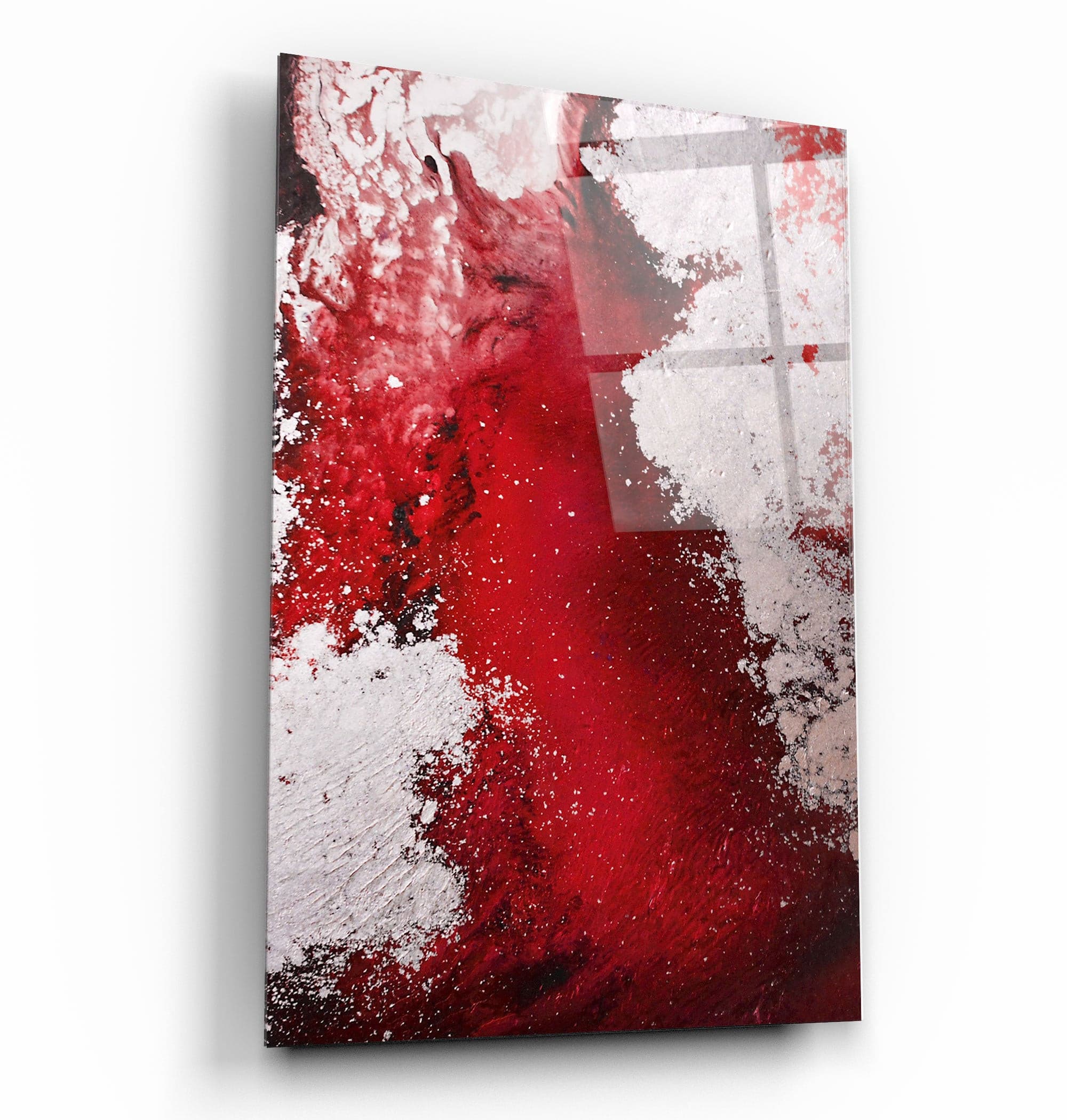 ・"Bird's Eye In Red V3"・Glass Wall Art | Artdesigna Glass Printing Wall Arts.