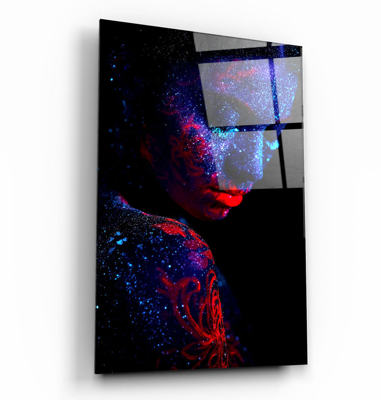 ・"Night Sky"・Glass Wall Art | Artdesigna Glass Printing Wall Arts.