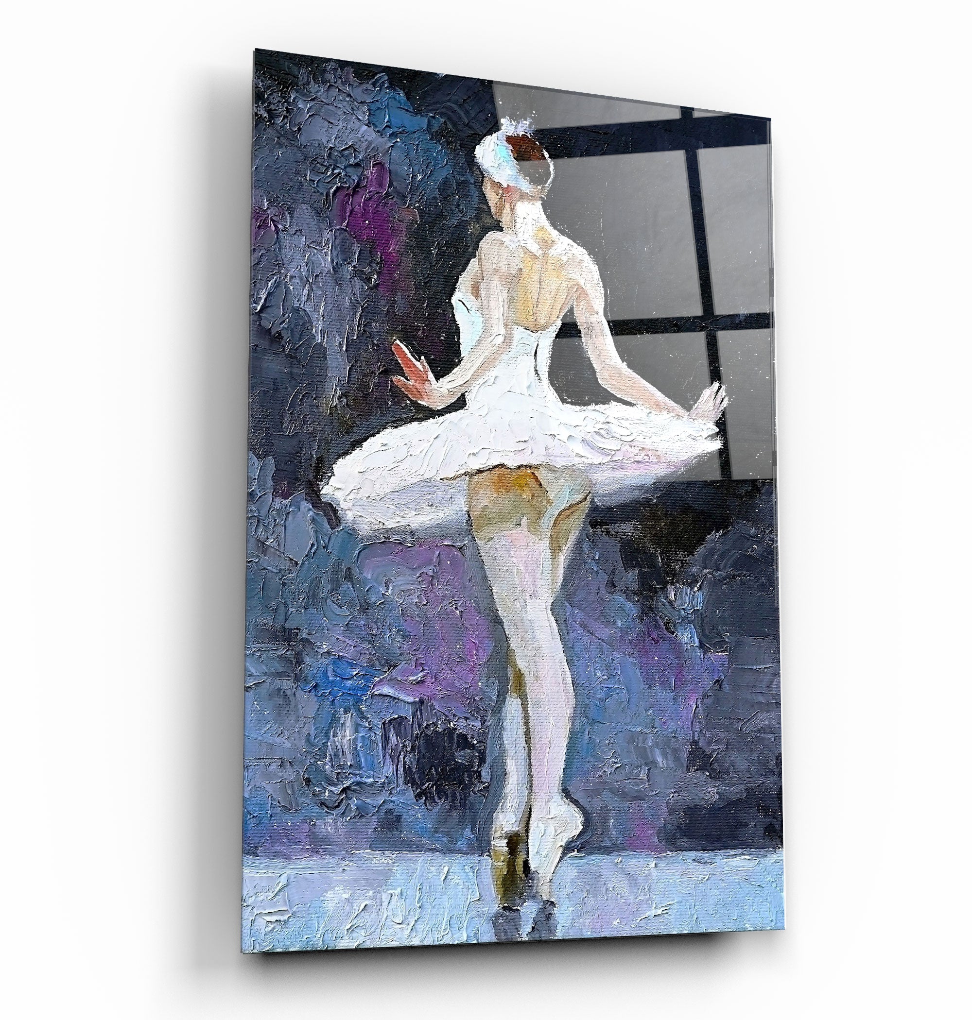 ・"Ballerina"・Glass Wall Art | Artdesigna Glass Printing Wall Arts.