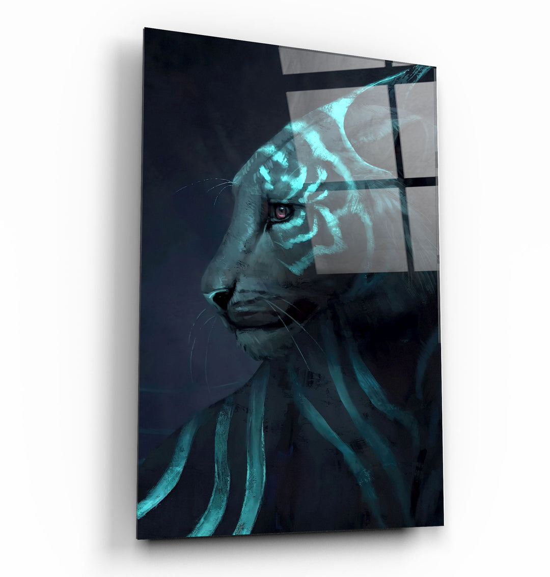 ・"Tiger"・GLASS WALL ART | Artdesigna Glass Printing Wall Arts.