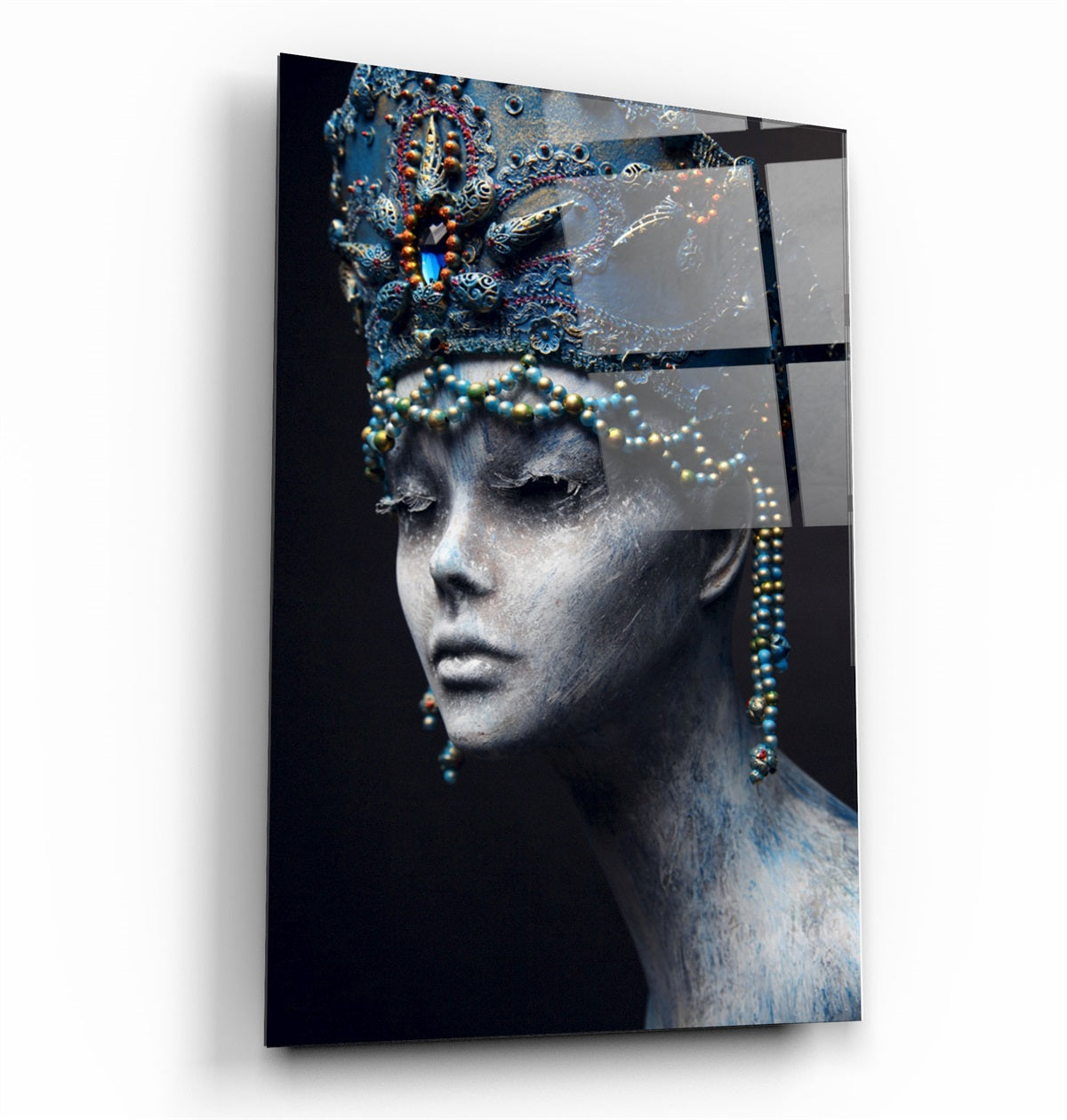 ・"Mummy Queen"・Glass Wall Art | Artdesigna Glass Printing Wall Arts.