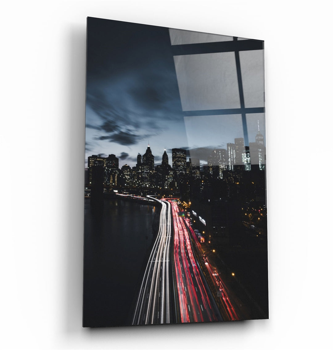 ・"City Landscape"・Glass Wall Art | Artdesigna Glass Printing Wall Arts.