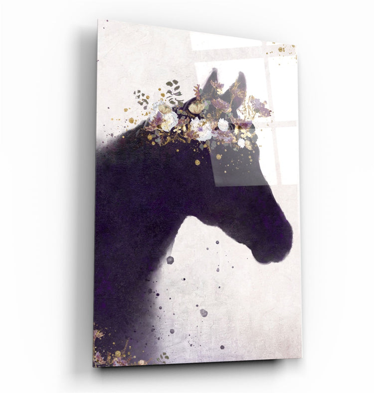 ・"Horse"・Glass Wall Art | Artdesigna Glass Printing Wall Arts.