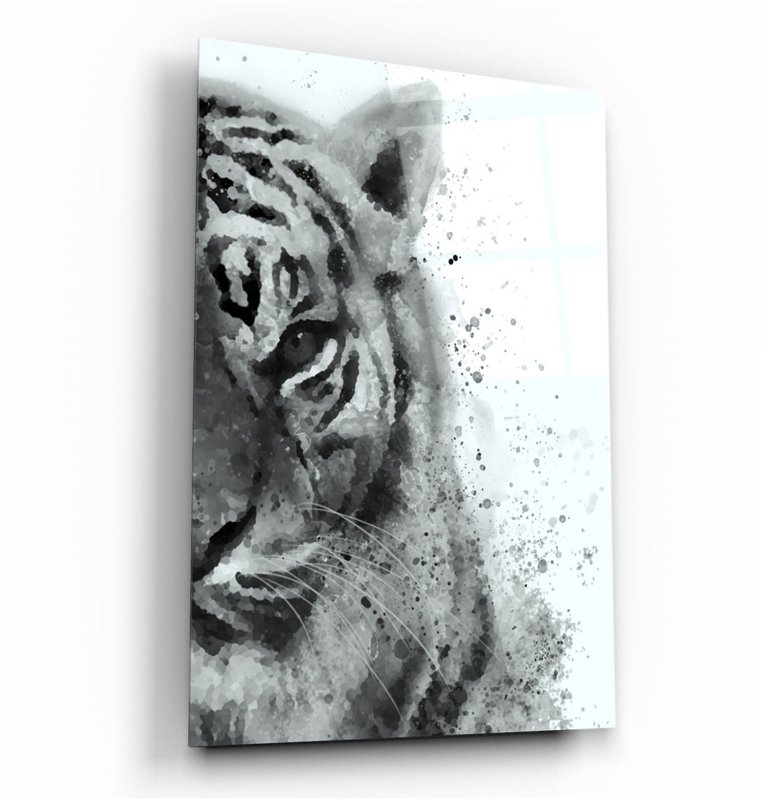 ・"Tiger 6"・Glass Wall Art | Artdesigna Glass Printing Wall Arts.