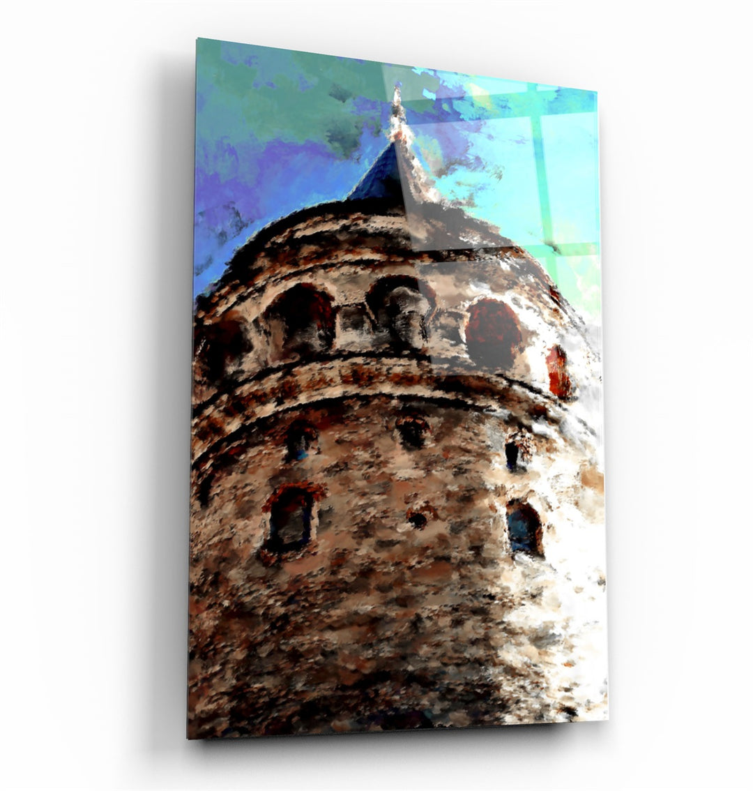 ・"Galata"・Glass Wall Art | Artdesigna Glass Printing Wall Arts.