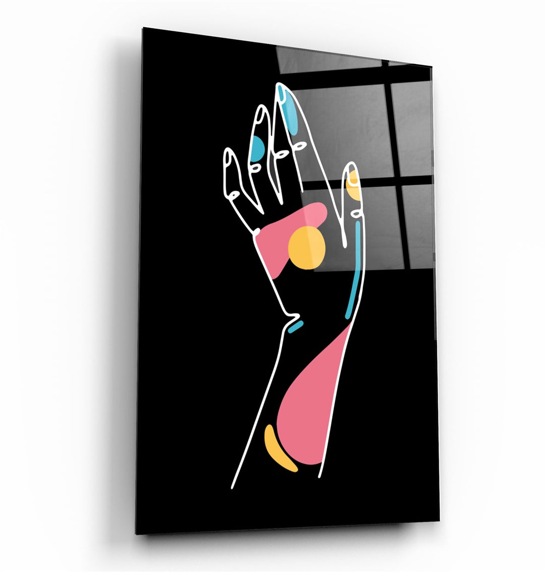 ・"Modern Line Abstract V13"・Glass Wall Art | Artdesigna Glass Printing Wall Arts.