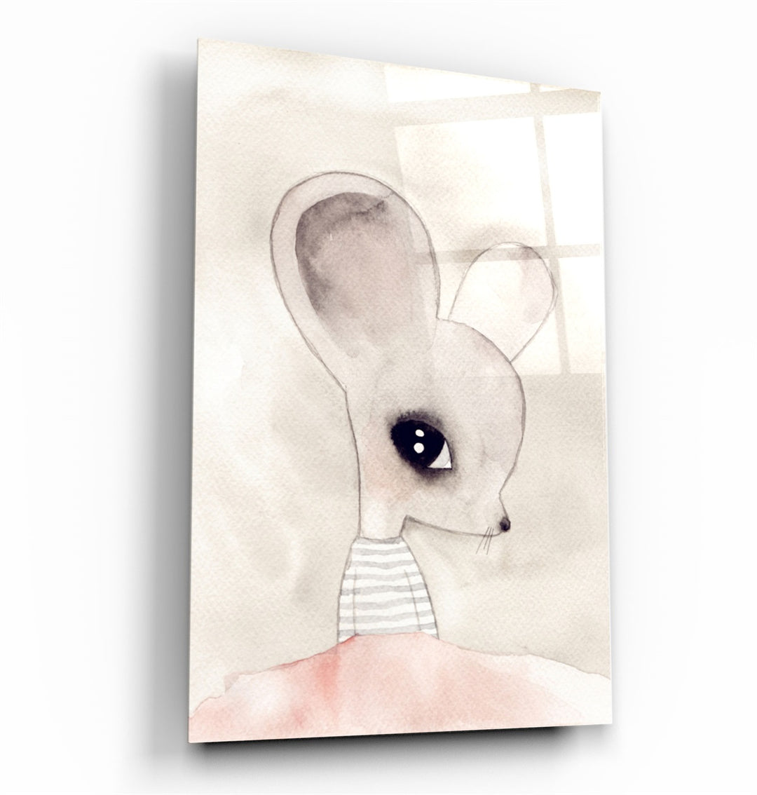 ・"Funny Ears"・Glass Wall Art | Artdesigna Glass Printing Wall Arts.