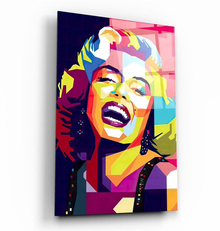 ・"Marilyn"・Glass Wall Art | Artdesigna Glass Printing Wall Arts.