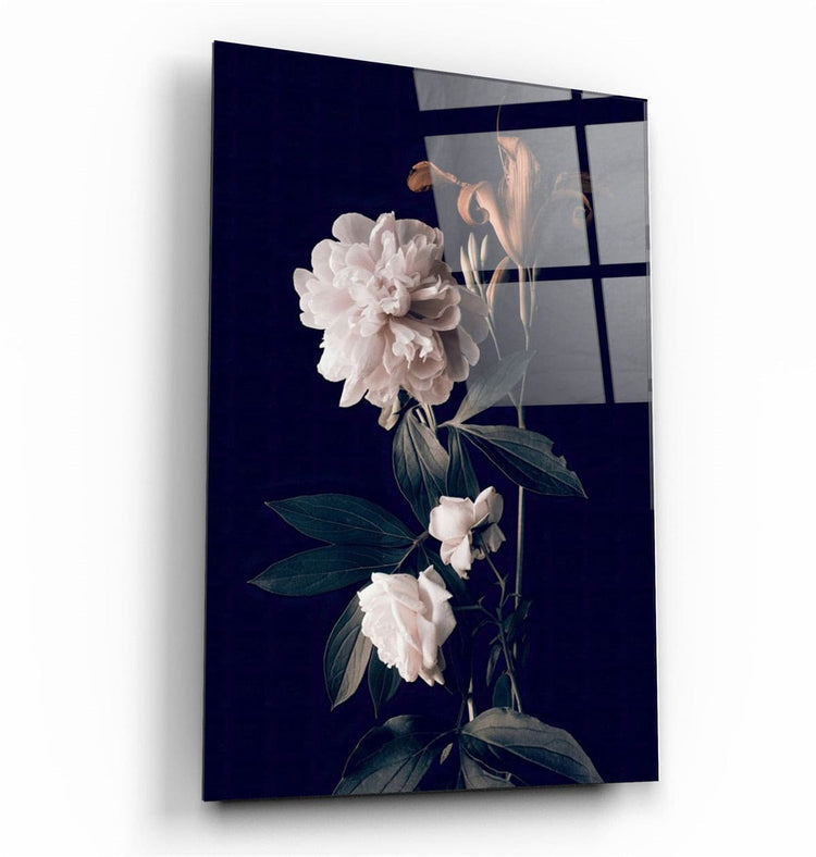 ・"Flowers 2"・Glass Wall Art | Artdesigna Glass Printing Wall Arts.