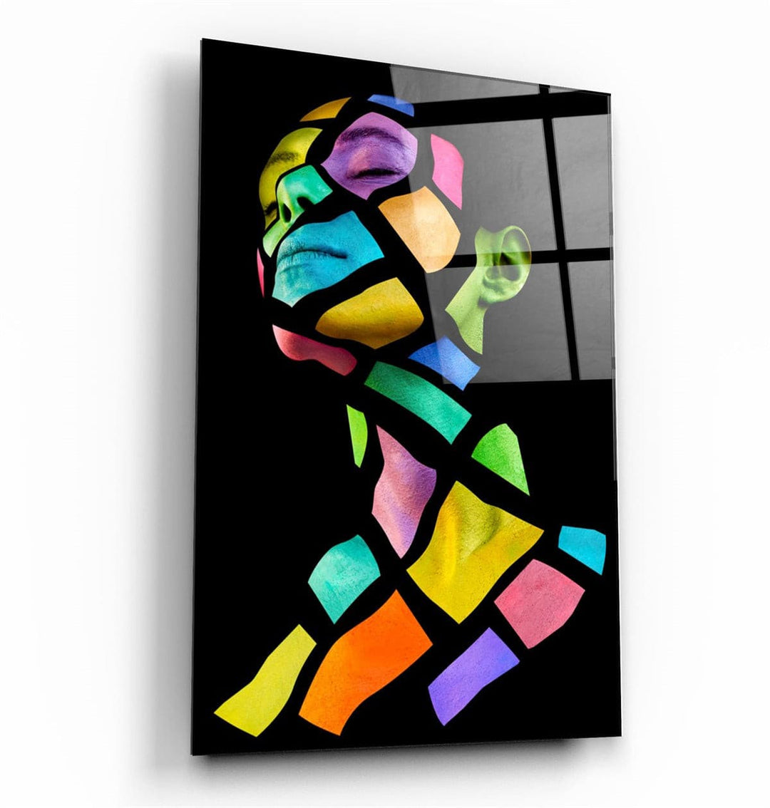 ・"ColourFace"・Glass Wall Art | Artdesigna Glass Printing Wall Arts.