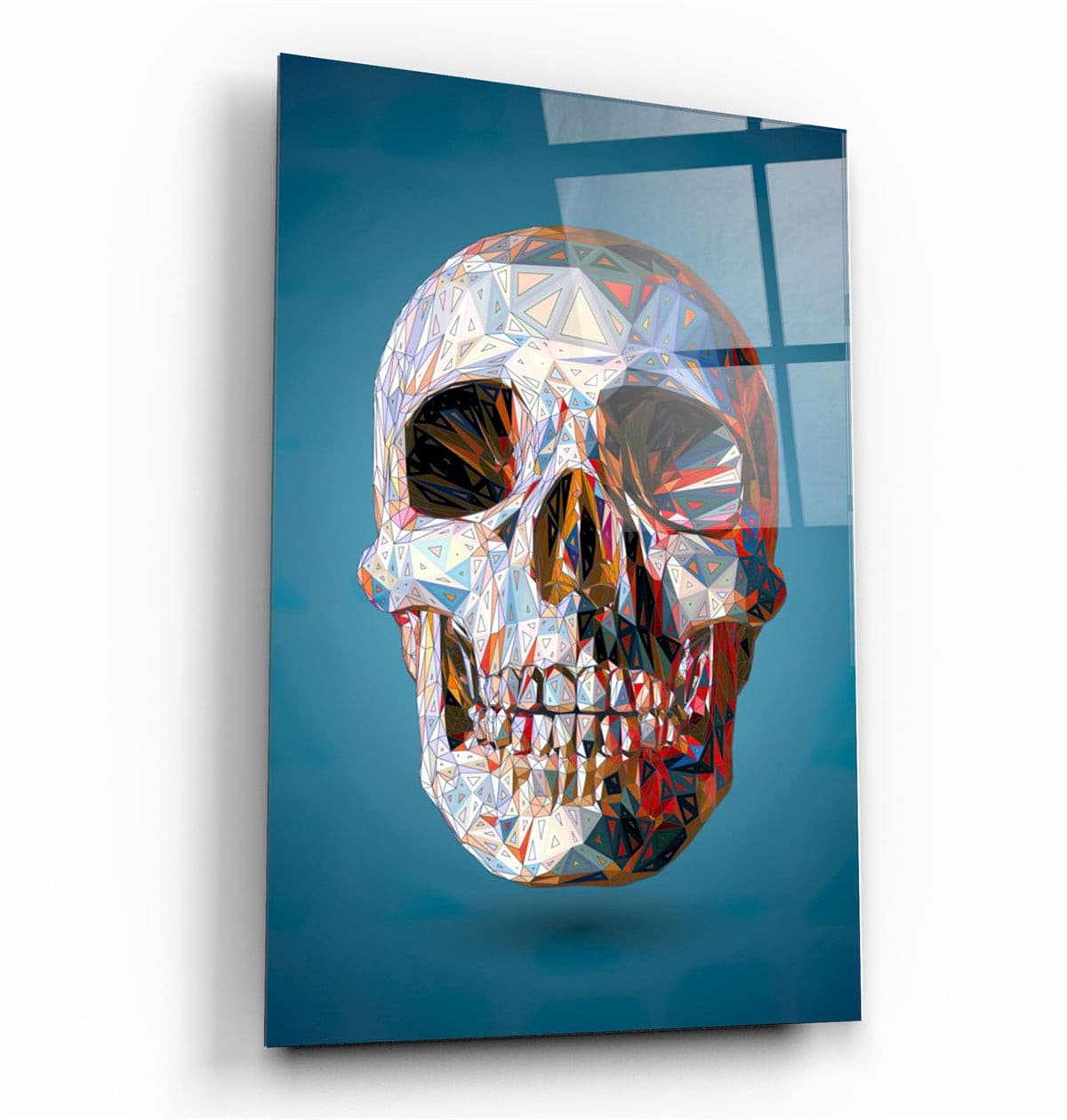 ・"Skullart"・Glass Wall Art | Artdesigna Glass Printing Wall Arts.