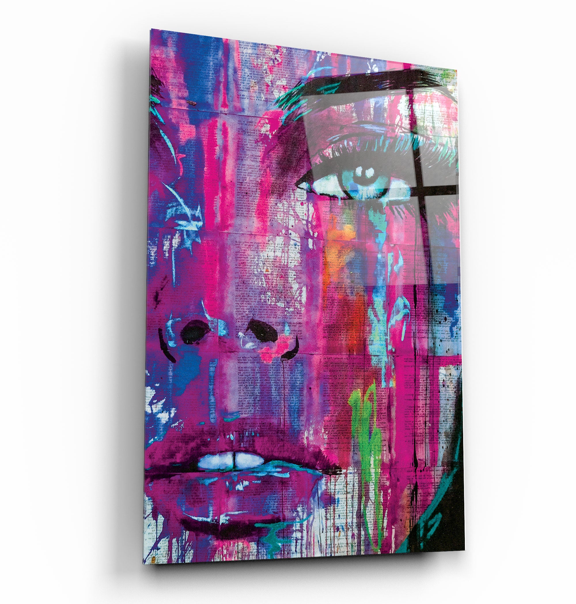 ・"Woman Face"・Glass Wall Art | Artdesigna Glass Printing Wall Arts.