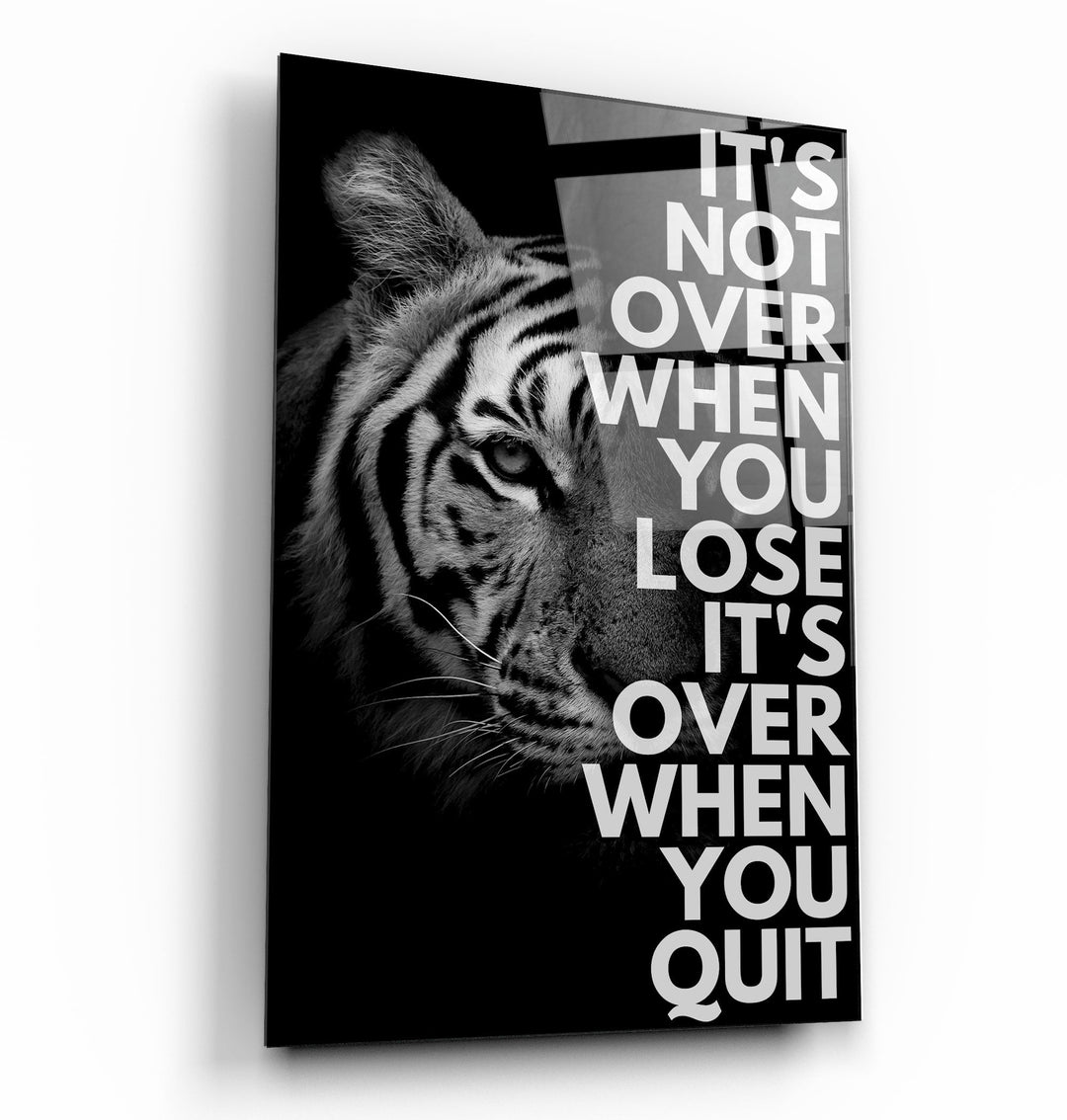 It is Not Over | Designers Collection Glass Wall Art