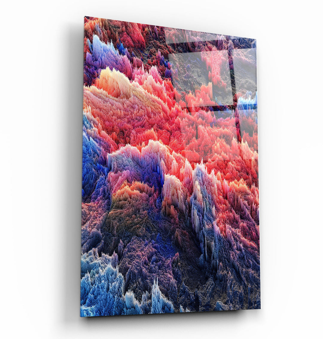 Pixel World | Designers Collection Glass Wall Art