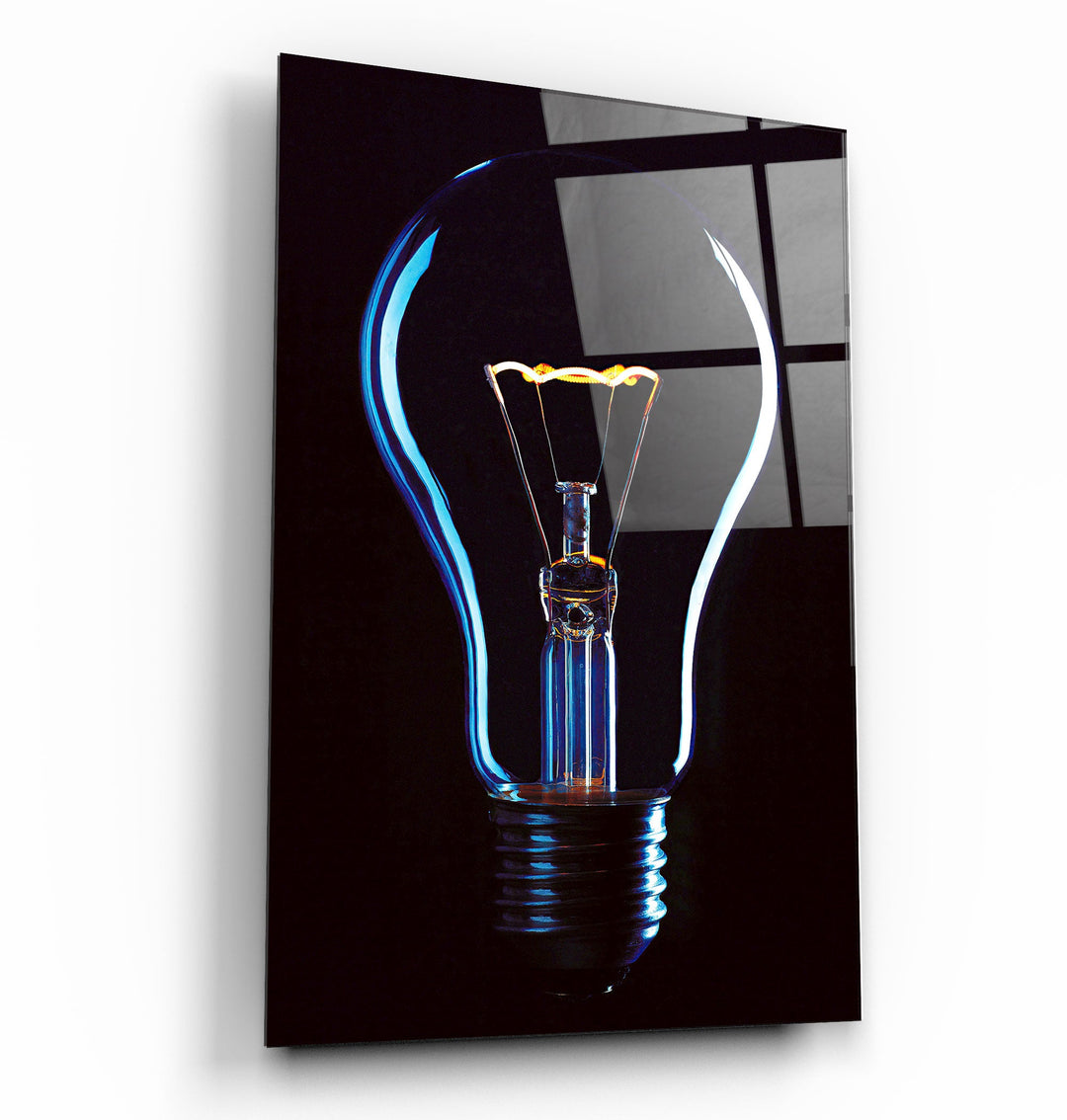 ・"The Bulb"・Designer's Collection Glass Wall Art