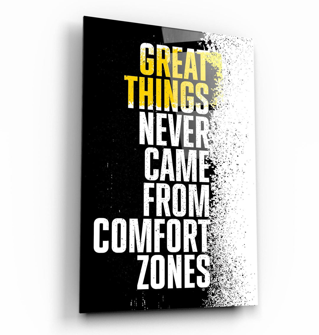 ・"Great Things"・Designer's Collection Glass Wall Art