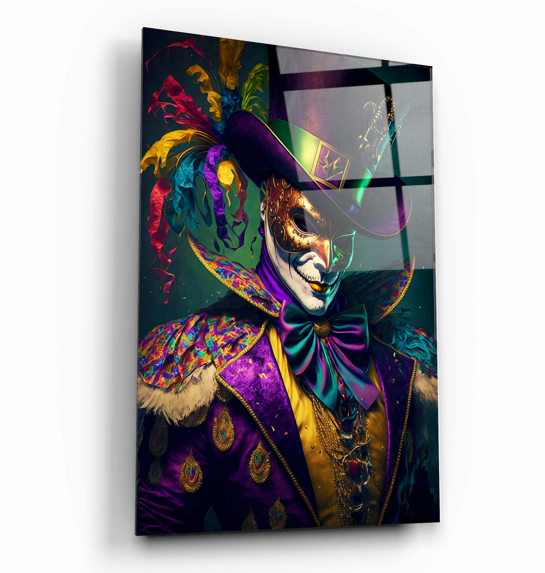 ・"Joker"・Secret World Collection Glass Wall Art