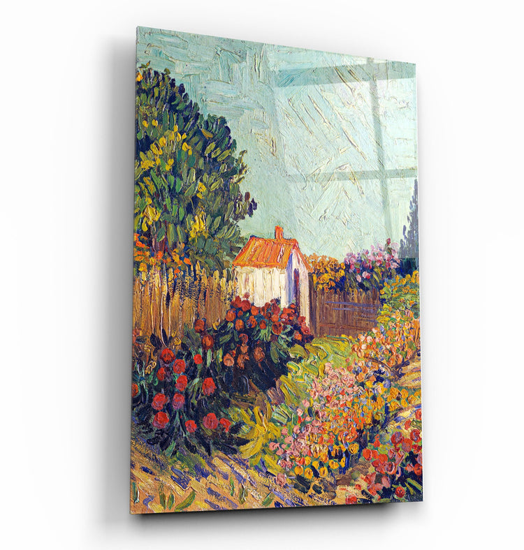 ・"Landscape (1925–1928) by Vincent van Gogh"・Glass Wall Art | Artdesigna Glass Printing Wall Arts.