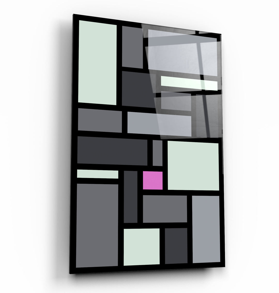 ・"Signature Pink"・Desginer's Collection Glass Wall Art | Artdesigna Glass Printing Wall Arts.