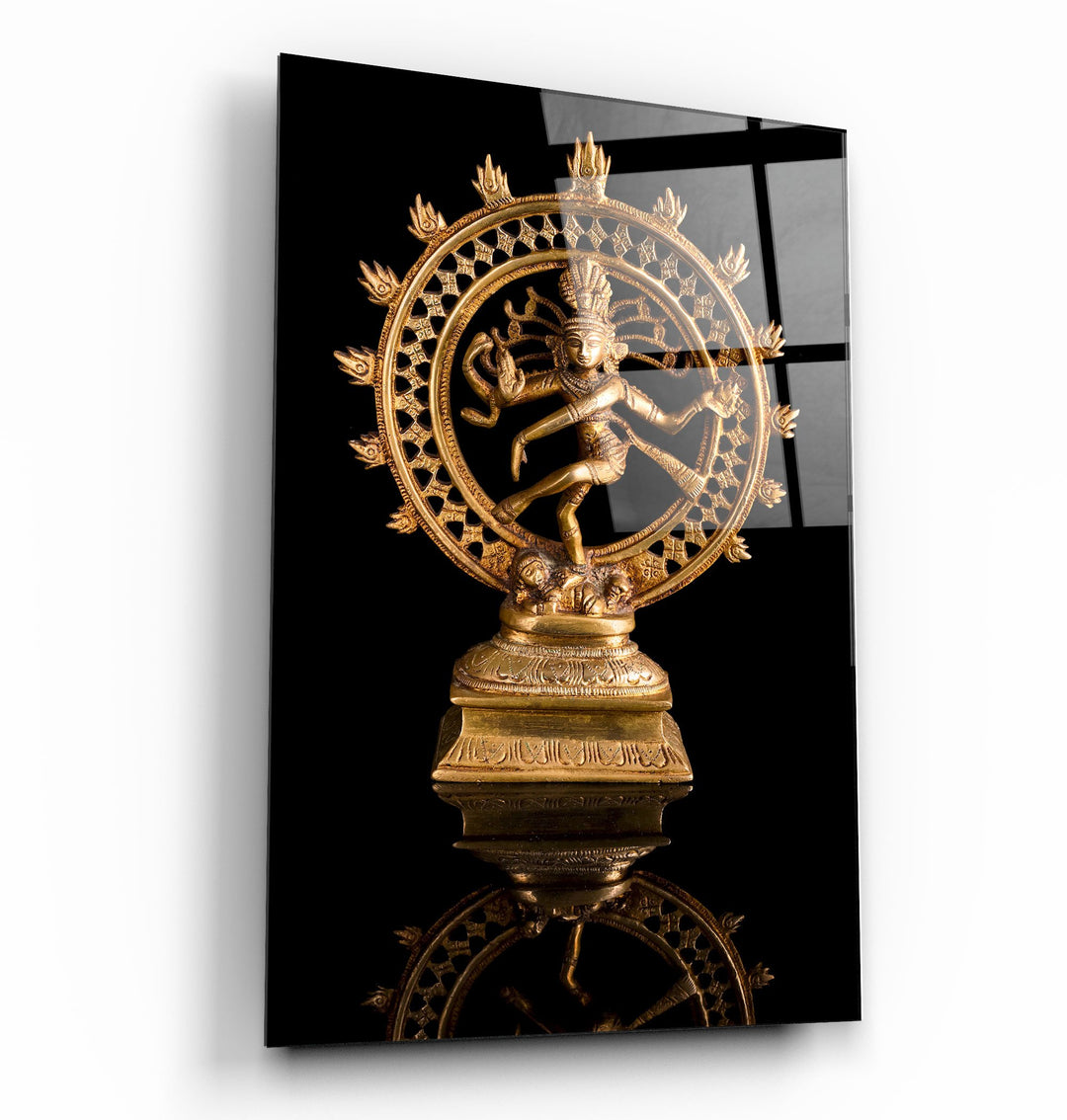 ・"Shiva Natajara"・Glass Wall Art | Artdesigna Glass Printing Wall Arts.