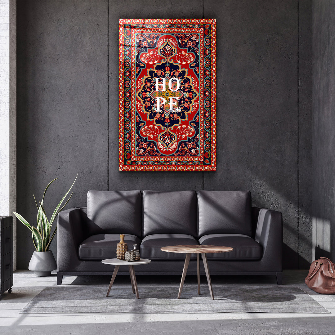 ・"Carpet Of Hope"・Designers Collection Glass Wall Art | Artdesigna Glass Printing Wall Arts.